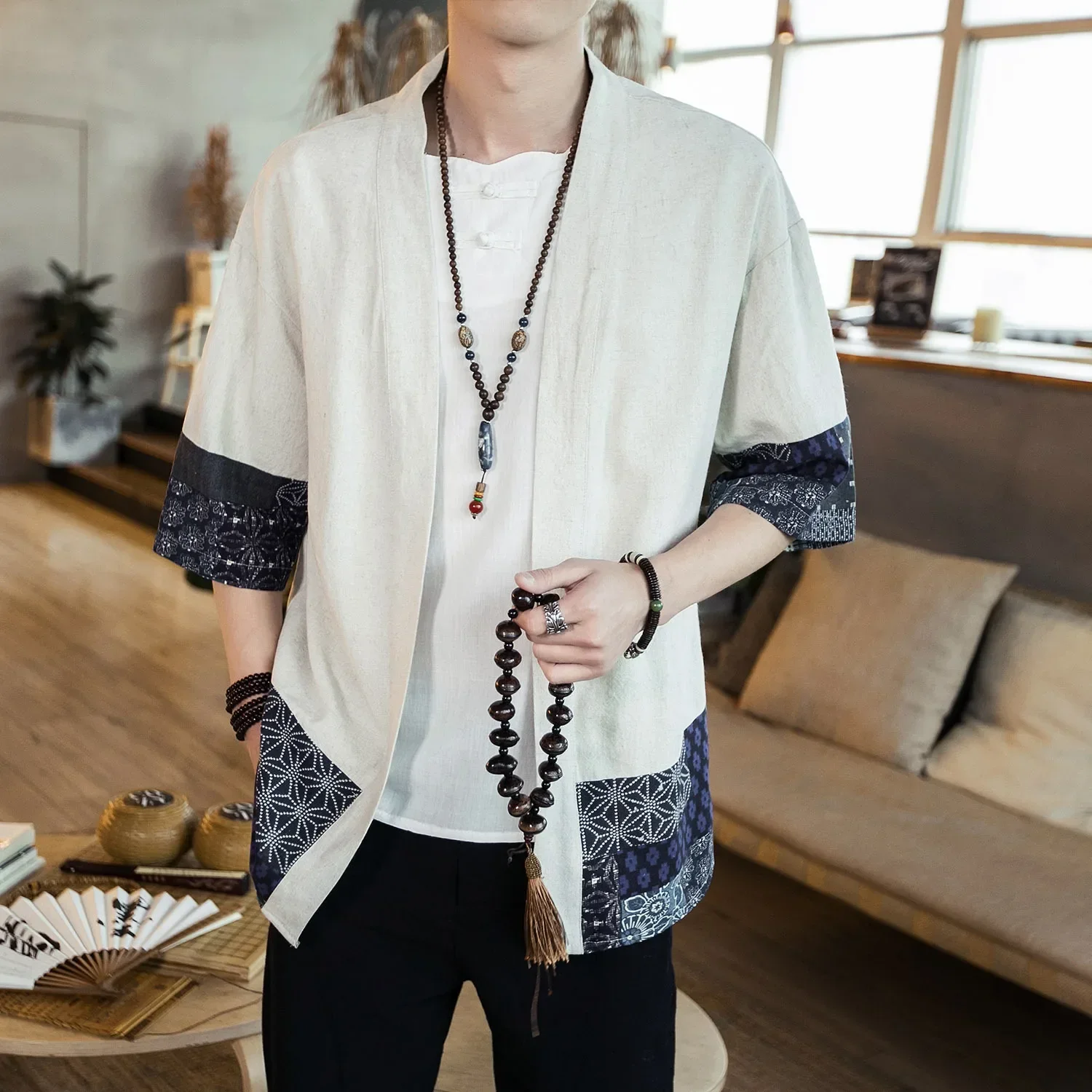 Cotton Linen Shirt Jackets Men Chinese Streetwear Kimono Shirt Coat Mens Linen Cardigan Jackets Coat
Cotton Linen Shirt Jackets Men Chinese Streetwear Kimono Shirt Coat Mens Linen Cardigan Jackets Coat