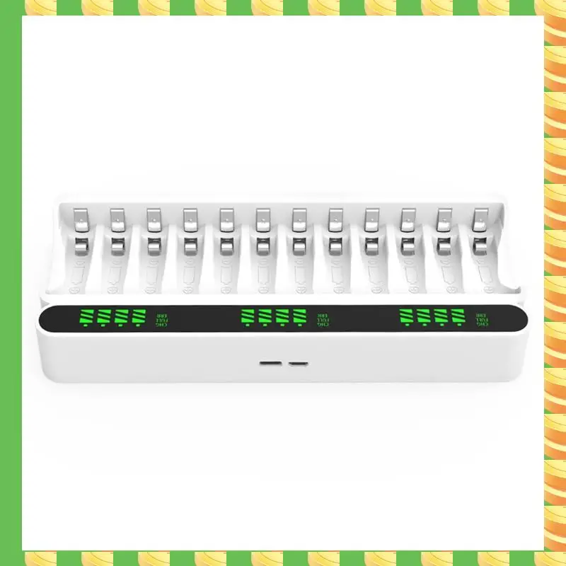 AB53 12 Slot For Varicore VC12 Type-C Intelligent Charger For 1.2V AA/AAA Ni-MH/Ni-CD Rechargeable Battery
AB53 12 Slot For Varicore VC12 Type-C Intelligent Charger For 1.2V AA/AAA Ni-MH/Ni-CD Rechargeable Battery