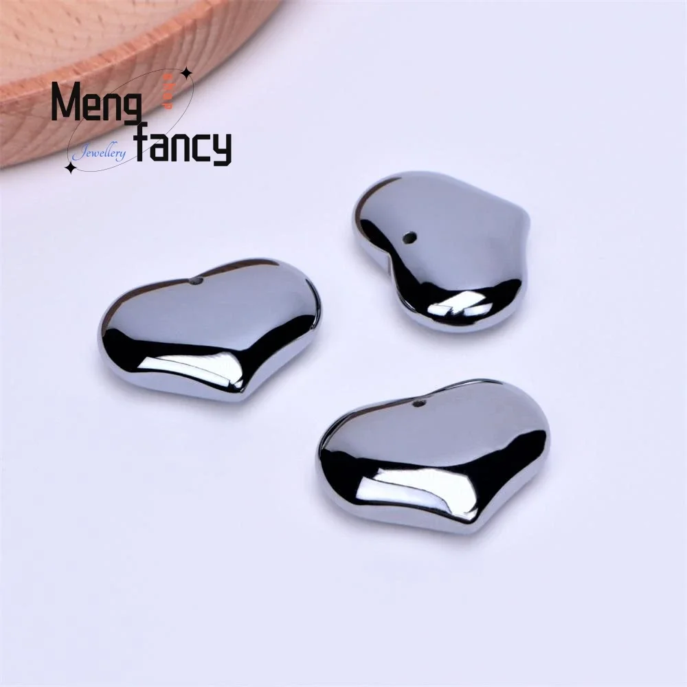 Fashion Personality Heart-shaped Terahertz Pendant Diy Jewelry Accessories pendant Simple Exquisite High-grade Fine Holiday Gift
Fashion Personality Heart-shaped Terahertz Pendant Diy Jewelry Accessories pendant Simple Exquisite High-grade Fine Holiday Gift