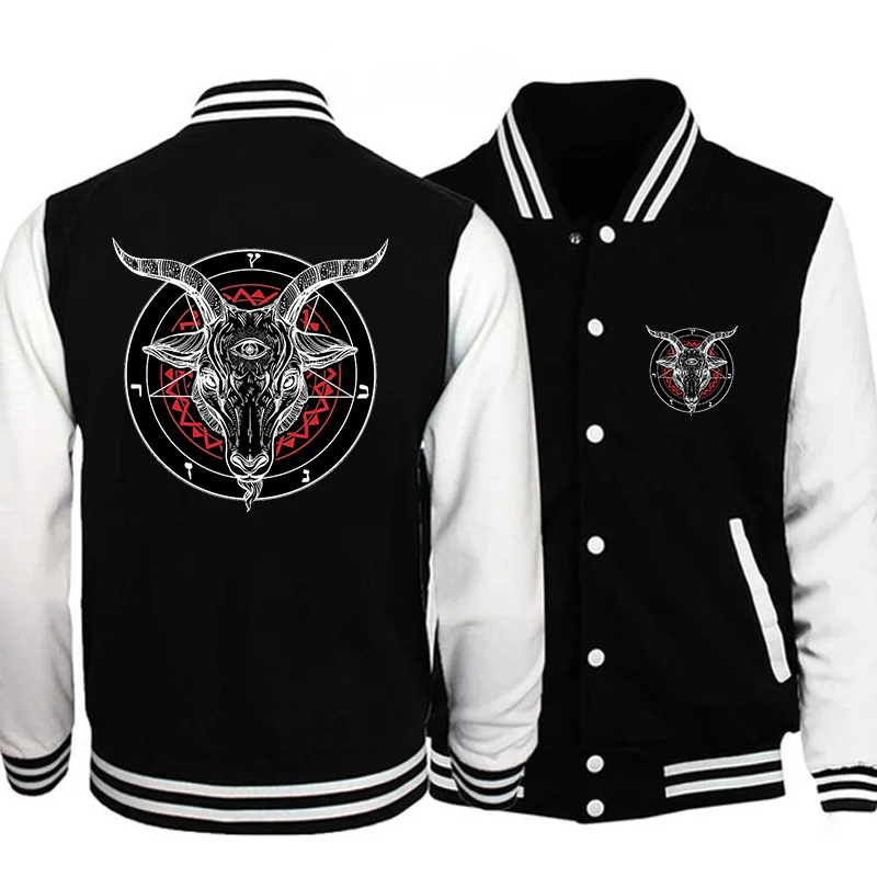 Men's and Women's New Goat Head Harajuku Baseball Shirt Street Aesthetic Design Goat Head Vintage Sweatshirt Jacket Top
Men's and Women's New Goat Head Harajuku Baseball Shirt Street Aesthetic Design Goat Head Vintage Sweatshirt Jacket Top