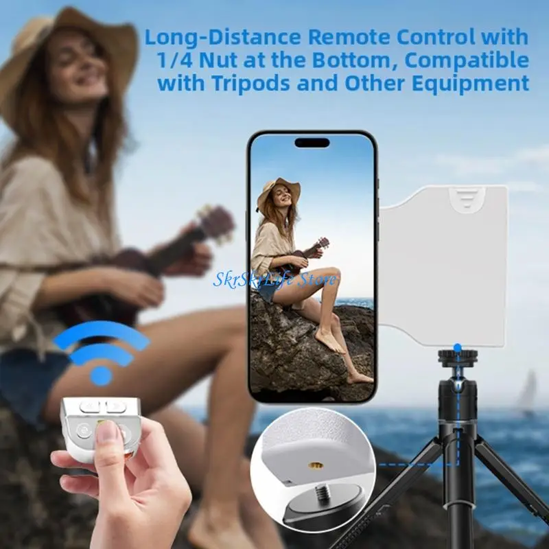 E65E Phone Camera Grip With Bluetooth-compatible Remote And Zooming Control For Stable Photography And Selfies
E65E Phone Camera Grip With Bluetooth-compatible Remote And Zooming Control For Stable Photography And Selfies