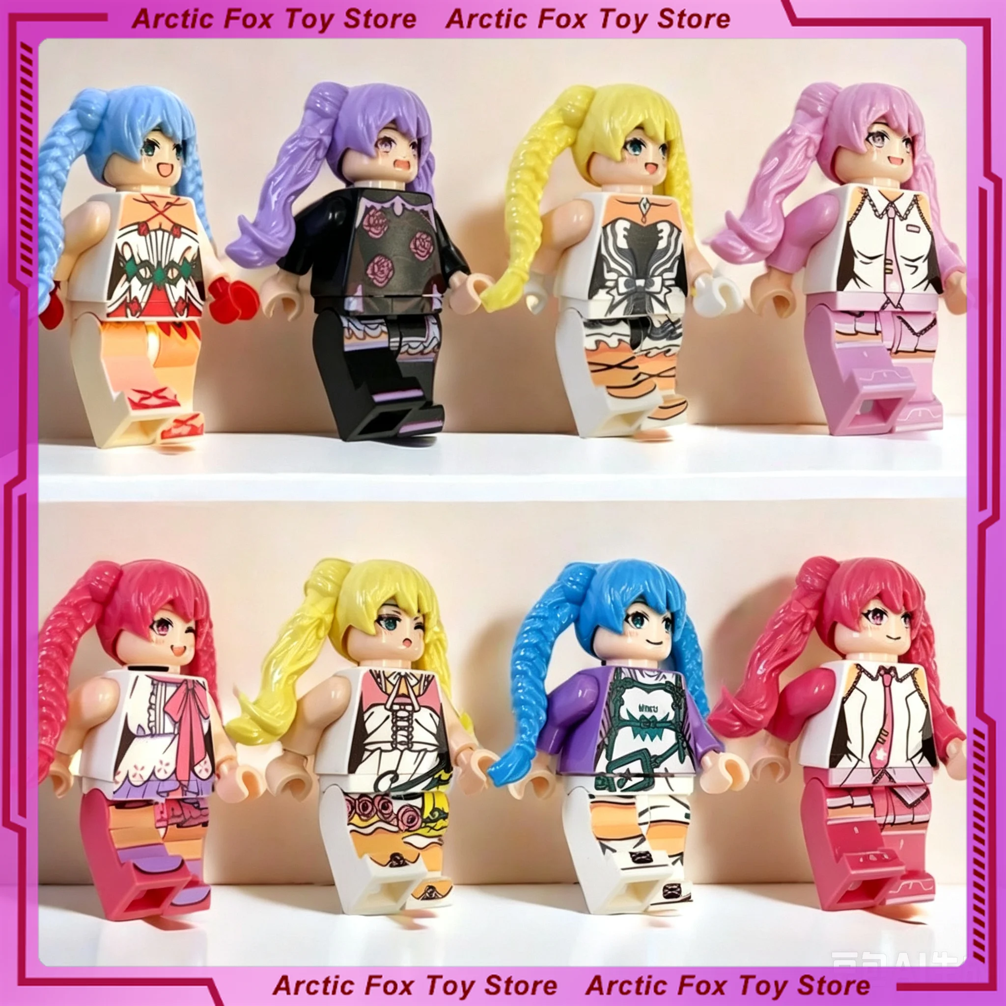 5cm Cute Girl Anime Figure Peripheral PVC Model Assembling Building Blocks Desktop Decoration Ornaments Kids Birthday Gift Toys
5cm Cute Girl Anime Figure Peripheral PVC Model Assembling Building Blocks Desktop Decoration Ornaments Kids Birthday Gift Toys