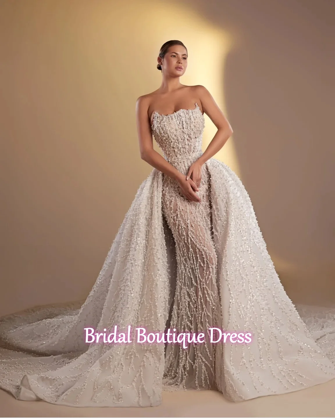 Customized Exquisite Dress Mermaid Evening Dress Sleevesless Sweetheart Appliques 3D Lace Beads Strapless Gowns Vestina De Novia
Customized Exquisite Dress Mermaid Evening Dress Sleevesless Sweetheart Appliques 3D Lace Beads Strapless Gowns Vestina De Novia