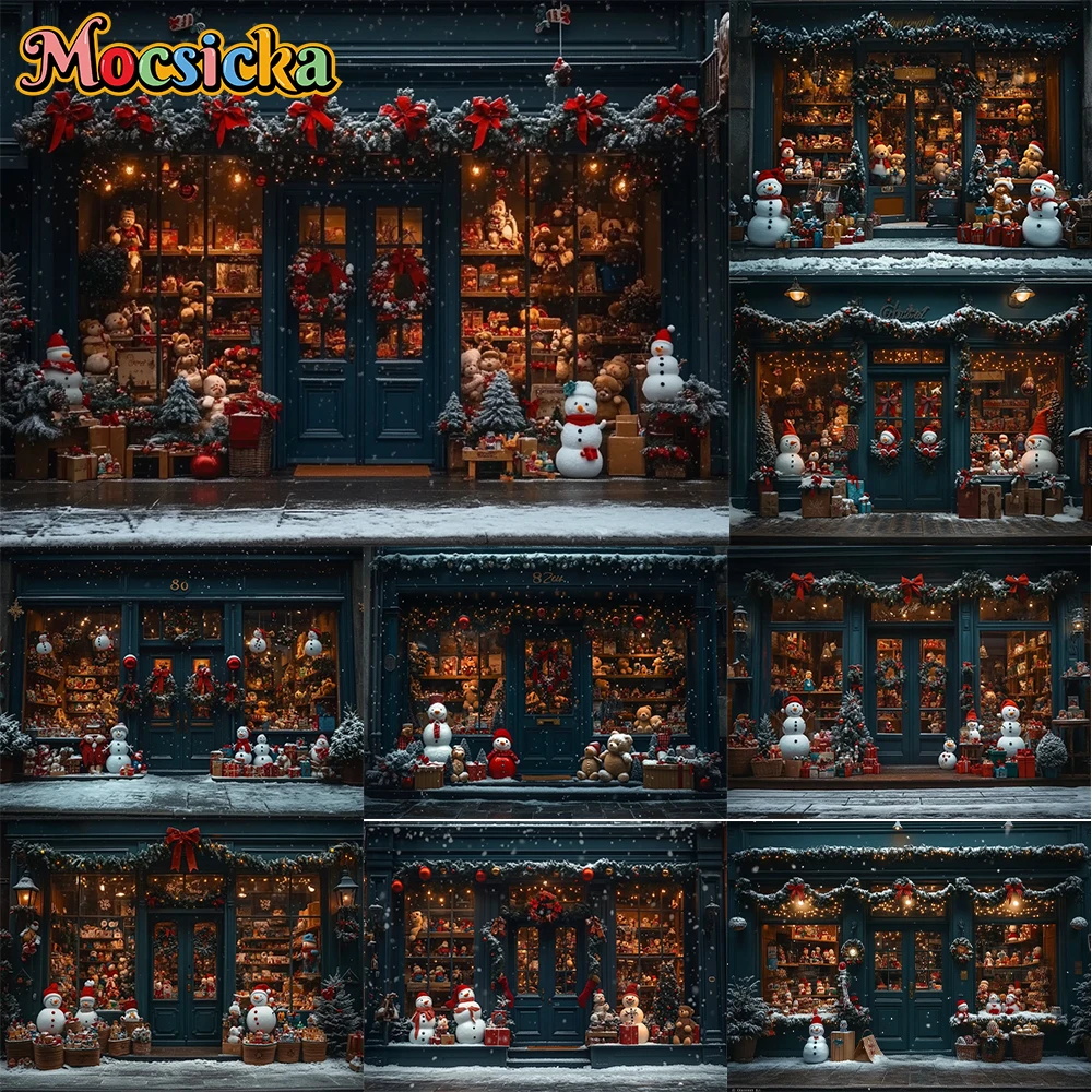 Mocsicka Winter Whimsical Carousel White Horse Surround Christmas Backdrop Baby Kids Portrait Family Party Photocall Backgrounds
Mocsicka Winter Whimsical Carousel White Horse Surround Christmas Backdrop Baby Kids Portrait Family Party Photocall Backgrounds