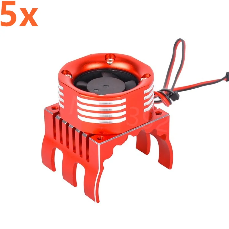 5Pcs 1/8 1/10 Scale RC Model Car Aluminum Alloy Heatsink Heat Sink 42mm 4274 ESC Motor Mount Cooling Fan With Colorful LED Light
5Pcs 1/8 1/10 Scale RC Model Car Aluminum Alloy Heatsink Heat Sink 42mm 4274 ESC Motor Mount Cooling Fan With Colorful LED Light
