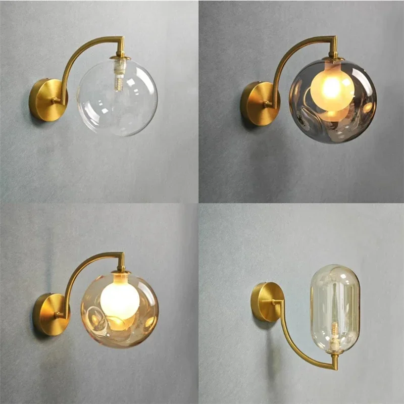 Modern Led Wall Lamps G9 Glass Ball Wall Light LED Minimalist Living Bedroom Bedside Sconce Dining Kitchen Indoor Light Fixtures
Modern Led Wall Lamps G9 Glass Ball Wall Light LED Minimalist Living Bedroom Bedside Sconce Dining Kitchen Indoor Light Fixtures