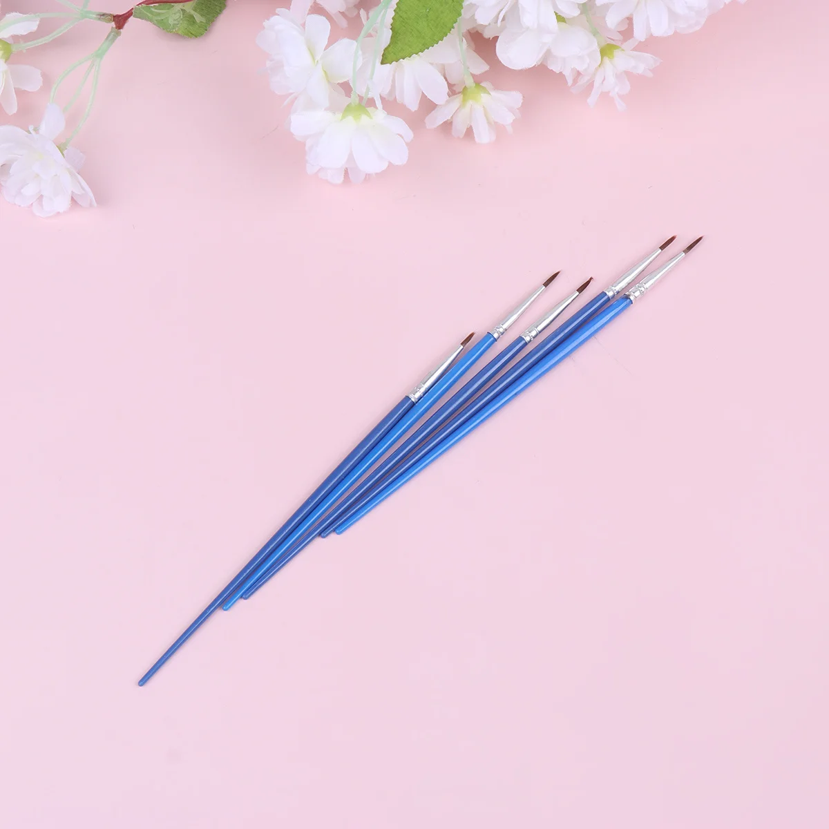 48Pcs Children Paint Brushes Nylon Hair Long Handle Detail Paint Brush Set for Acrylic Watercolor Oil Miniature Painting
48Pcs Children Paint Brushes Nylon Hair Long Handle Detail Paint Brush Set for Acrylic Watercolor Oil Miniature Painting