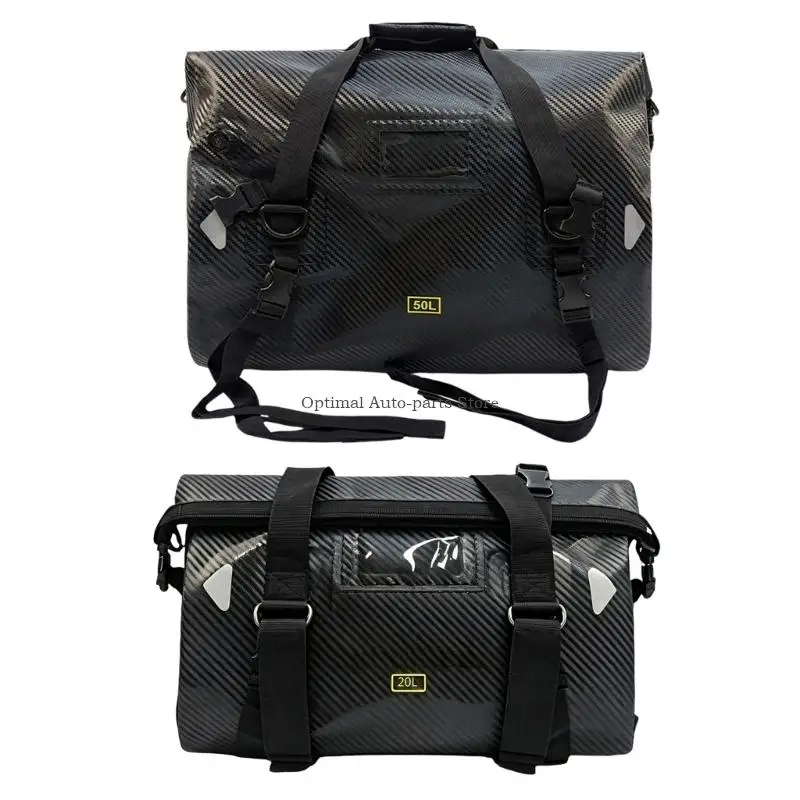 Motorcycle Rear Storage Bag Large Capacity Motorbike Luggage Backpack Waterproof Reflective Tail Duffle Bag Enduring
Motorcycle Rear Storage Bag Large Capacity Motorbike Luggage Backpack Waterproof Reflective Tail Duffle Bag Enduring