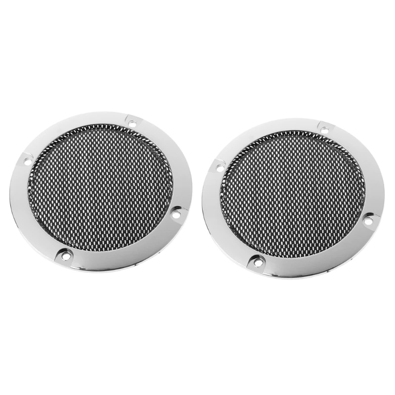 2 Pcs 3" inch Black o Speaker Cover Decorative Circle Metal Mesh Grille
2 Pcs 3" inch Black o Speaker Cover Decorative Circle Metal Mesh Grille