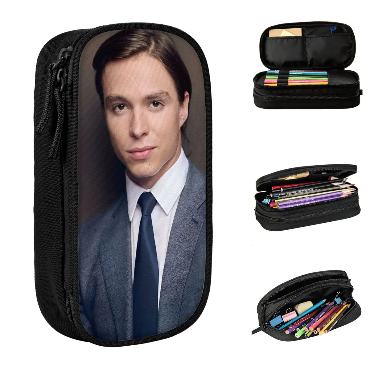 Nicholas Chavez Pencil Case Fun Pen Box Bags Kids Big Capacity Students School Gift Pencilcases
Nicholas Chavez Pencil Case Fun Pen Box Bags Kids Big Capacity Students School Gift Pencilcases