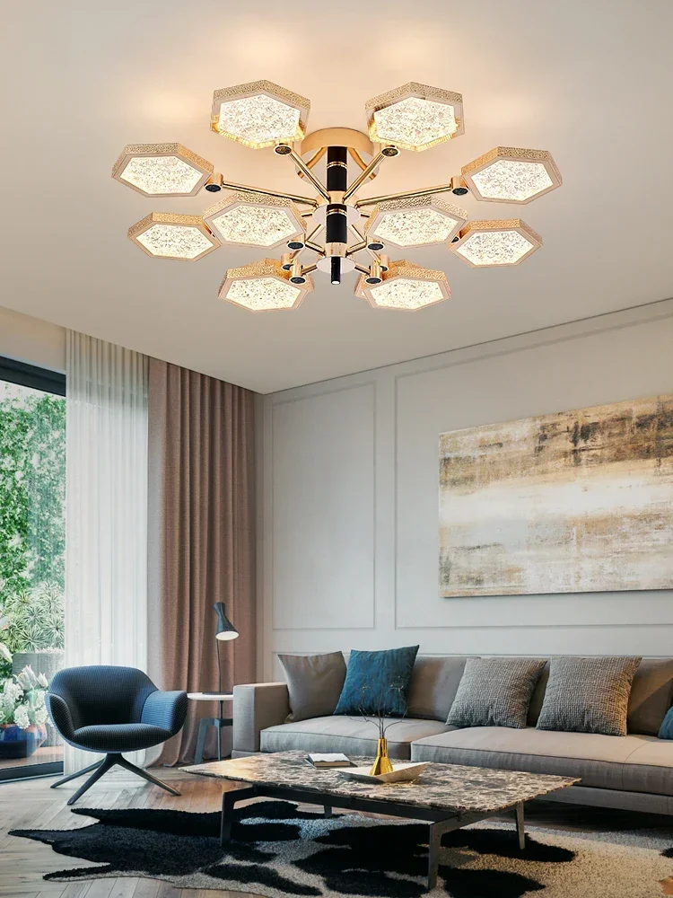 Modern Minimalist Lamp in the Living Room 2023 New Light Luxury High-End Hall Chandelier Luxury Atmosphere
Modern Minimalist Lamp in the Living Room 2023 New Light Luxury High-End Hall Chandelier Luxury Atmosphere
