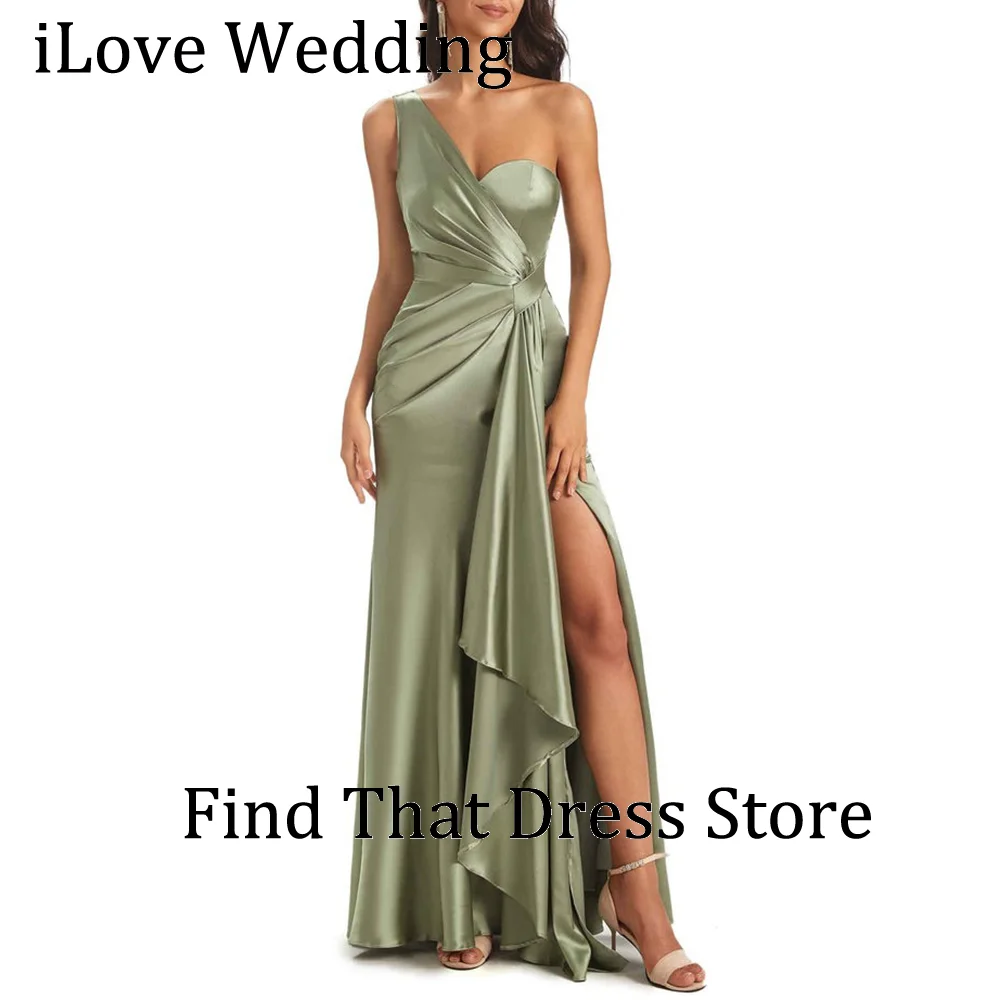 Вечернее платье для свадебной вечеринки с одним открытым плечом, оборками, прямым разрезом по боку, длиной в пол, без спинки, для подружки невесты, на заказ
Вечернее платье для свадебной вечеринки с одним открытым плечом, оборками, прямым разрезом по боку, длиной в пол, без спинки, для подружки невесты, на заказ