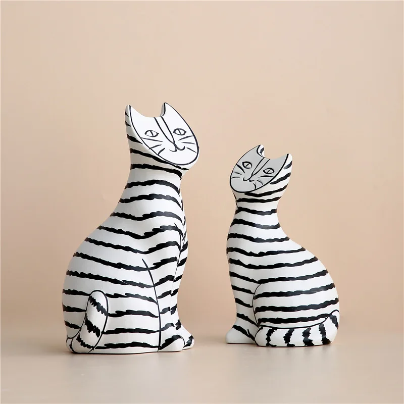Simple Modern Creative Resin Black And White Striped Fortune Cat Sculpture Hotel Living Room Porch Tv Cabinet Tea Table Ornament
Simple Modern Creative Resin Black And White Striped Fortune Cat Sculpture Hotel Living Room Porch Tv Cabinet Tea Table Ornament