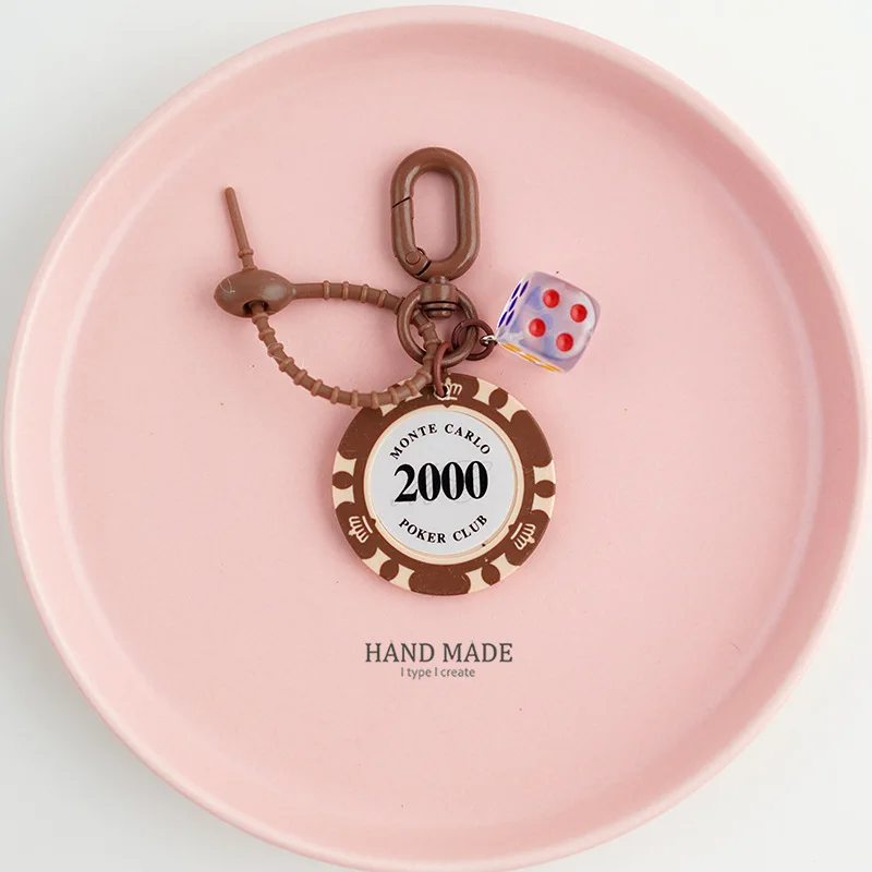 Colorful Lucky Poker Chip Keychain Game Dice Keyring Trendy Bag Pendant Car Key Chain Accessories Creative Club Souvenir Gifts
Colorful Lucky Poker Chip Keychain Game Dice Keyring Trendy Bag Pendant Car Key Chain Accessories Creative Club Souvenir Gifts