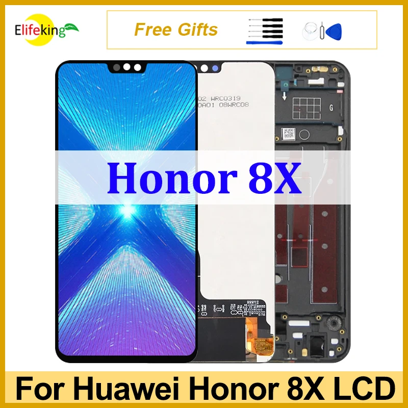 6,5 "ЖК-дисплей для Huawei Honor 8X, сенсорный экран JSN-AL00 JSN-L11 JSN-L21 JSN-L22, замена экрана, дигитайзер в сборе, ремонт
6,5 "ЖК-дисплей для Huawei Honor 8X, сенсорный экран JSN-AL00 JSN-L11 JSN-L21 JSN-L22, замена экрана, дигитайзер в сборе, ремонт