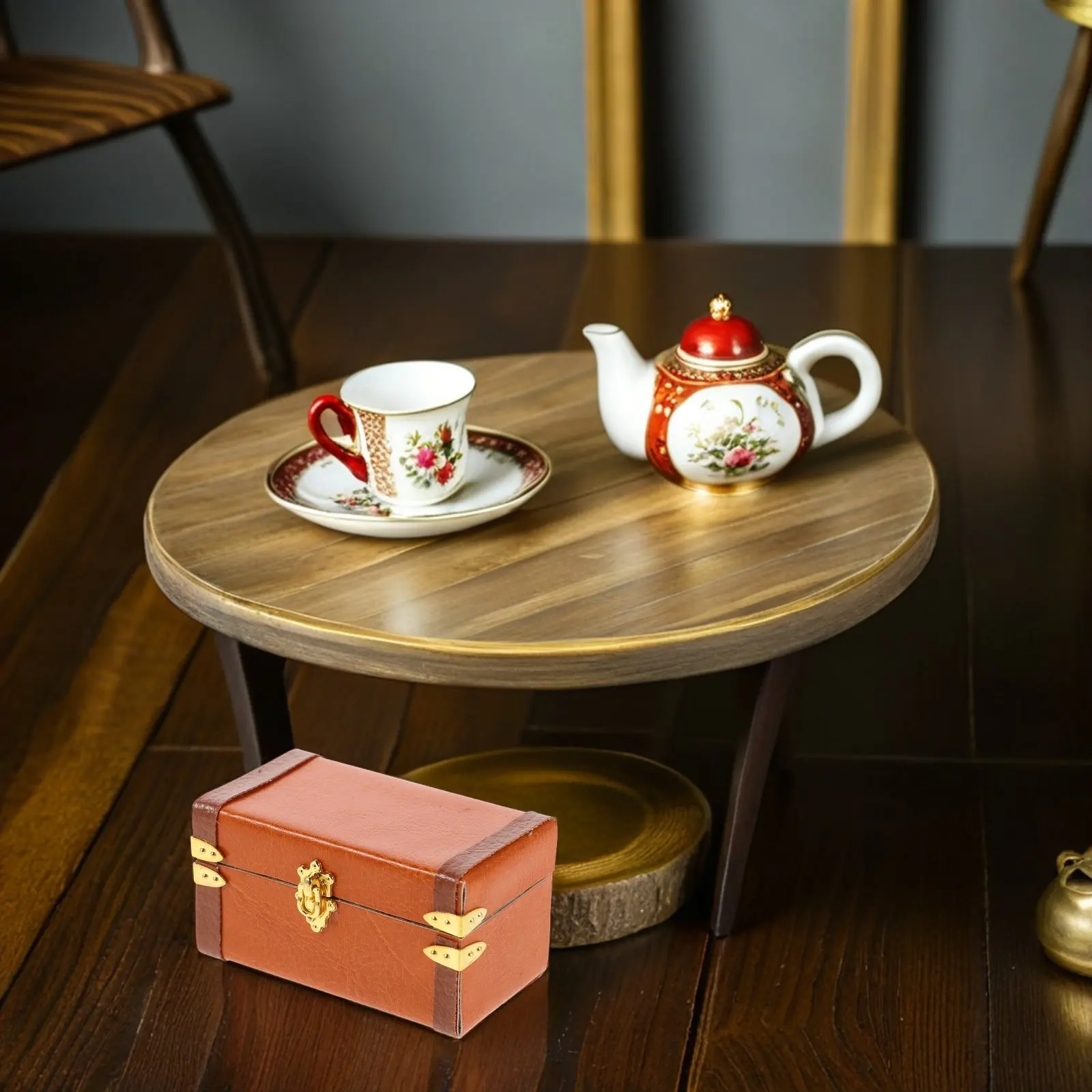 Miniature Vintage Suitcase Retro Travel Trunk for Dollhouse Storage Decorative Box Fairy Garden Desktop Display Home Office Kids
Miniature Vintage Suitcase Retro Travel Trunk for Dollhouse Storage Decorative Box Fairy Garden Desktop Display Home Office Kids