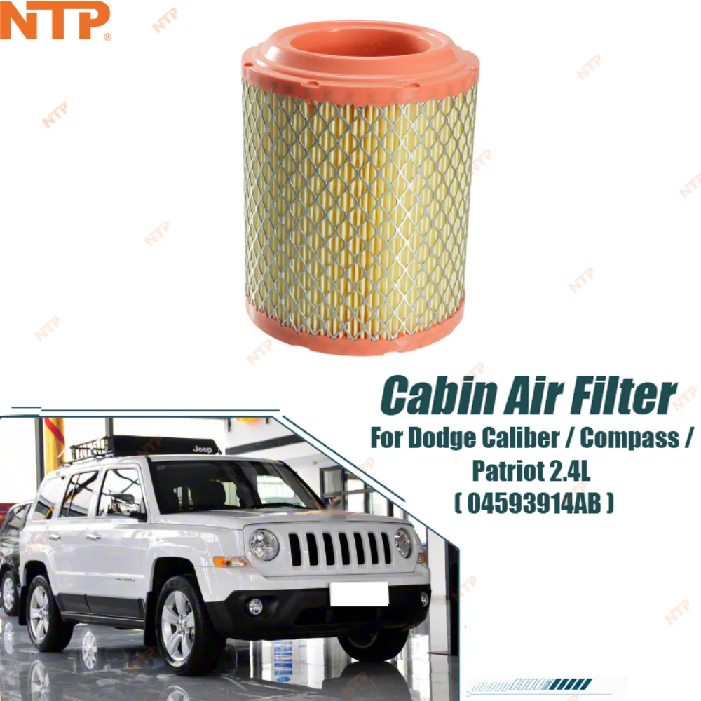 Air Filter for Dodge Caliber / Compass / Patriot 2.4L Air Intake Filter Replacement with Activated Carbon Accessories 04593914AB
Air Filter for Dodge Caliber / Compass / Patriot 2.4L Air Intake Filter Replacement with Activated Carbon Accessories 04593914AB