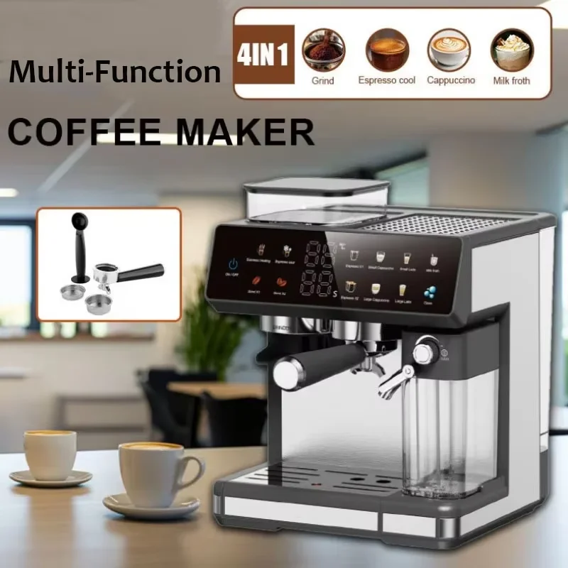 Upgraded Bean-to-Cup Coffee Maker with Built-in Grinder Dual Boiler Fast Brewing, Cold Brew Mode & Smart Digital Touch Panel
Upgraded Bean-to-Cup Coffee Maker with Built-in Grinder Dual Boiler Fast Brewing, Cold Brew Mode & Smart Digital Touch Panel