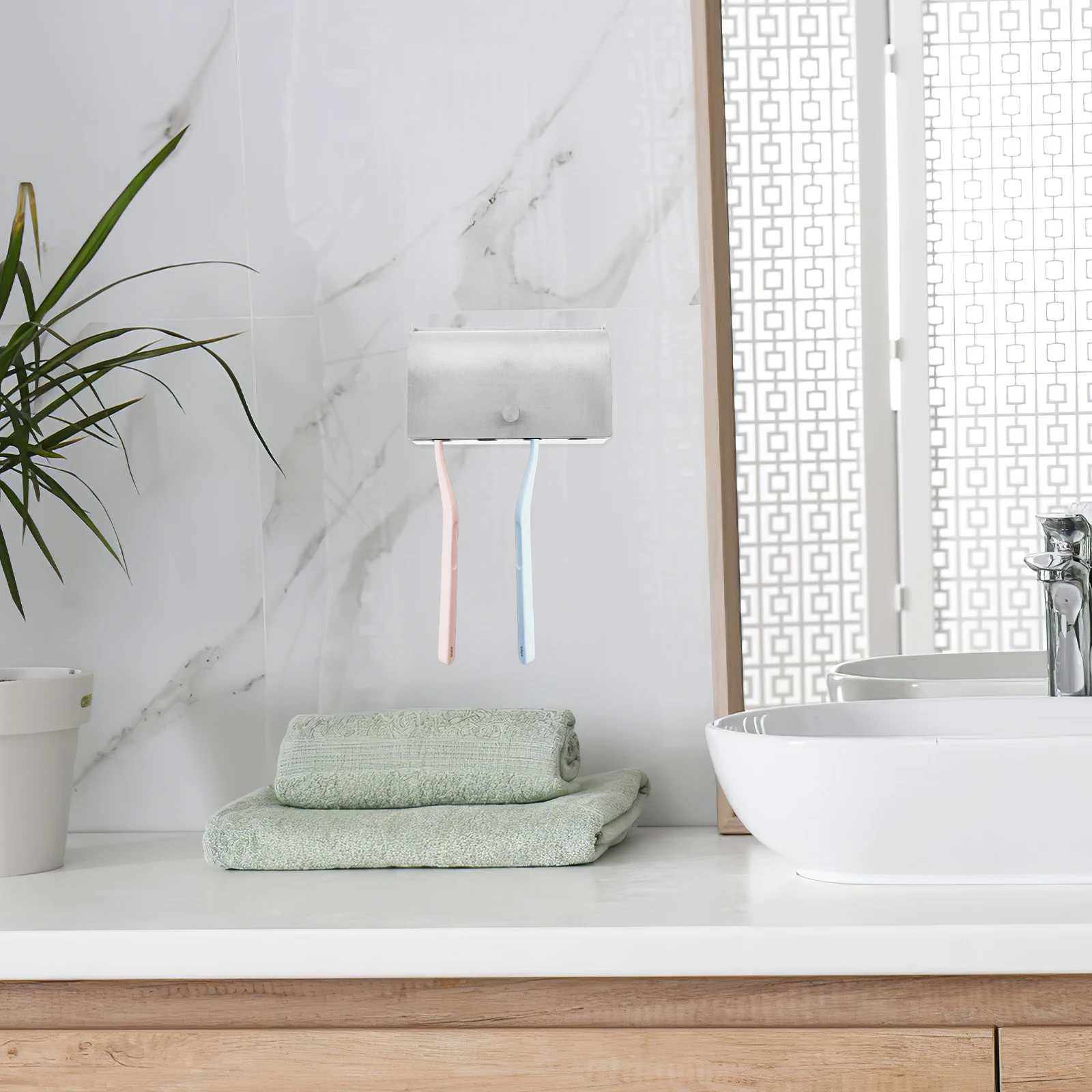 Wall Mount Toothbrush Holder Black Storage Rack Punch Free Shelf Bathroom Decorative Stand Metal Shower Rack Toothbrush
Wall Mount Toothbrush Holder Black Storage Rack Punch Free Shelf Bathroom Decorative Stand Metal Shower Rack Toothbrush