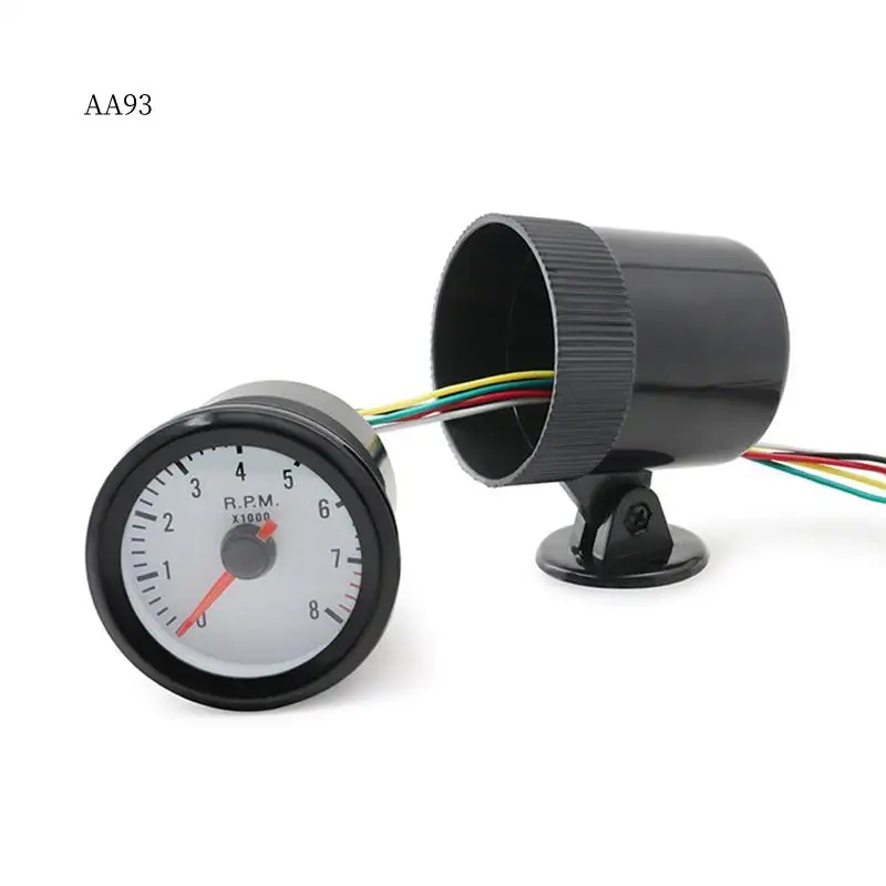 AA-Automotive 2-Inch 52Mm Blue Light Black Circle Tachometer Accessories Parts 0-8000RPM For 1-8 Cylinders LED Light
AA-Automotive 2-Inch 52Mm Blue Light Black Circle Tachometer Accessories Parts 0-8000RPM For 1-8 Cylinders LED Light