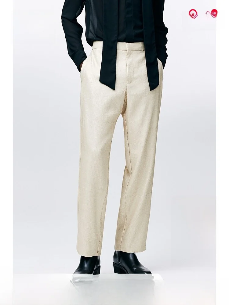 Мужские брюки H&M: модные, весенние, повседневные, с яркими пайетками, свободного кроя, удобные, из 100% полиэстера, тонкие, стандартного размера
Мужские брюки H&M: модные, весенние, повседневные, с яркими пайетками, свободного кроя, удобные, из 100% полиэстера, тонкие, стандартного размера