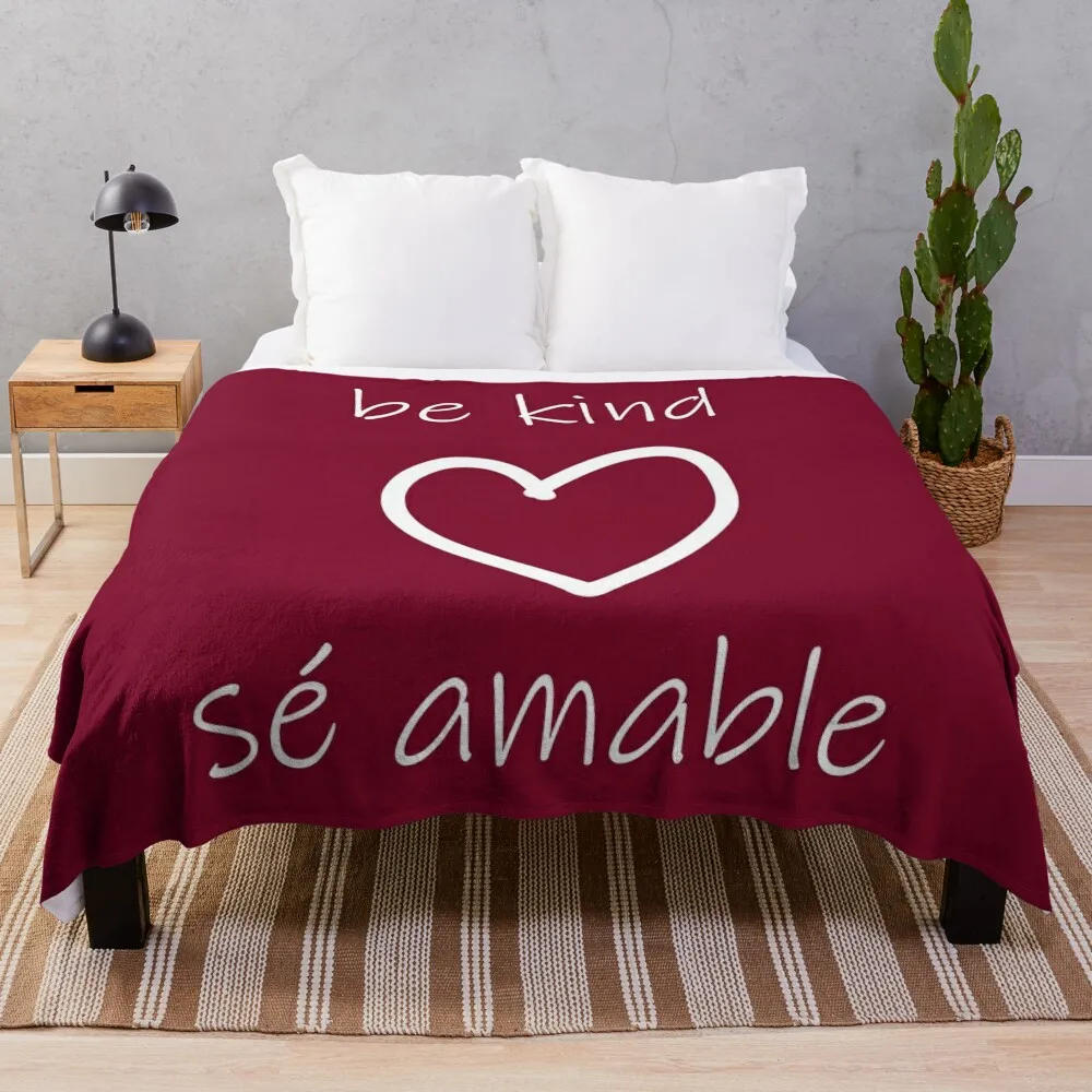 Be Kind Sé Amable Испанский английский Любящие подтверждения Минималистское одеяло Манга Дизайнеры аниме Одеяла
Be Kind Sé Amable Испанский английский Любящие подтверждения Минималистское одеяло Манга Дизайнеры аниме Одеяла