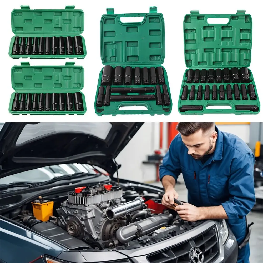 10/15/20pcs 8-32mm Wrench Socket Set Black Inner Hexagonal Socket Wrench with Storage Box Extended Type Repair Tool Hand Tool
10/15/20pcs 8-32mm Wrench Socket Set Black Inner Hexagonal Socket Wrench with Storage Box Extended Type Repair Tool Hand Tool