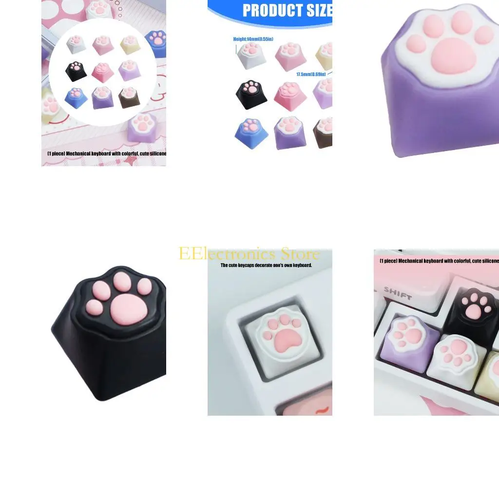 B03C DIY Mechanical Keyboards ABS CatPaw Personality Keycap for Switches
B03C DIY Mechanical Keyboards ABS CatPaw Personality Keycap for Switches