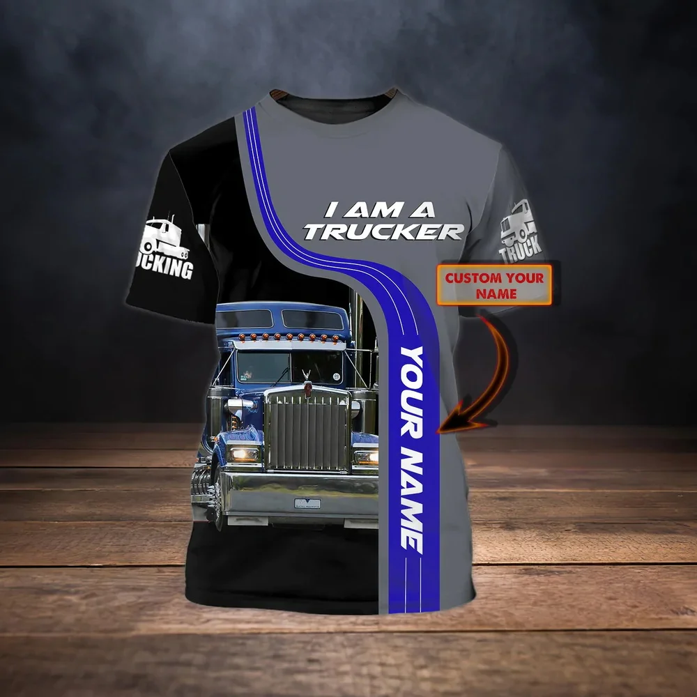 PLstar Cosmos Summer Men‘s T-shirt Trucker Personalized Name 3D Print t shirt Unisex Casual Short Sleeve Truck Driver Gifts DW88
PLstar Cosmos Summer Men‘s T-shirt Trucker Personalized Name 3D Print t shirt Unisex Casual Short Sleeve Truck Driver Gifts DW88