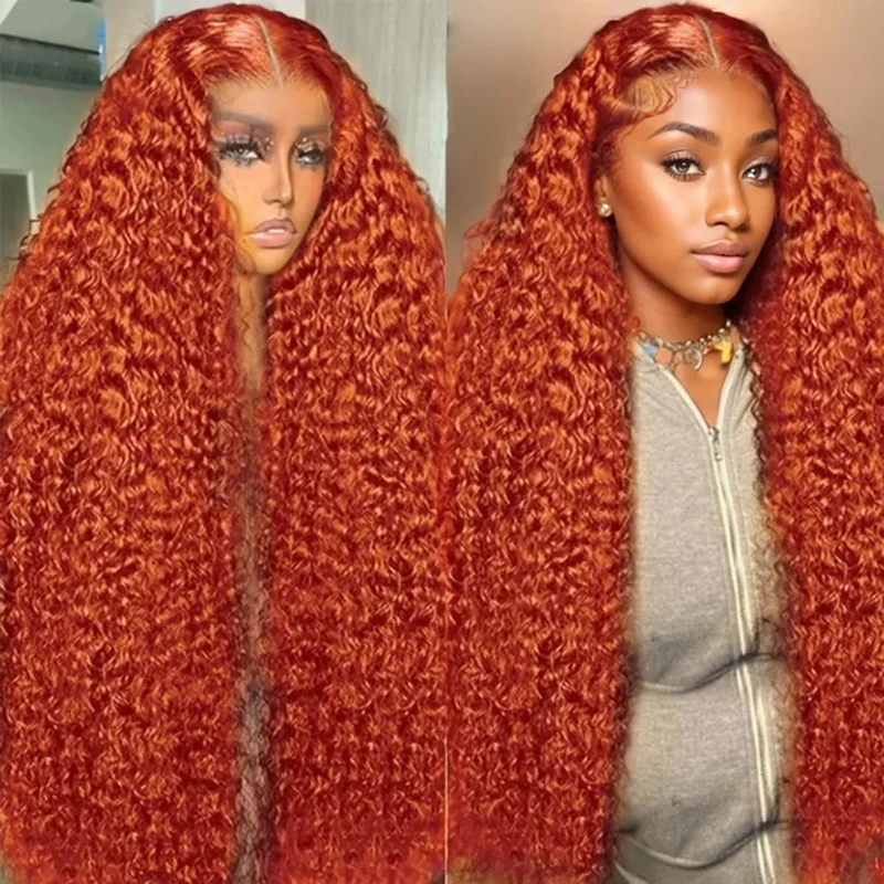 HD Ginger 13x6 HD Кружевные фронтальные человеческие волосы Вьющиеся парики Глубокая волна 13x4 Парик фронта шнурка для женщин Выбор 30 40-дюймовые цветные парики
HD Ginger 13x6 HD Кружевные фронтальные человеческие волосы Вьющиеся парики Глубокая волна 13x4 Парик фронта шнурка для женщин Выбор 30 40-дюймовые цветные парики