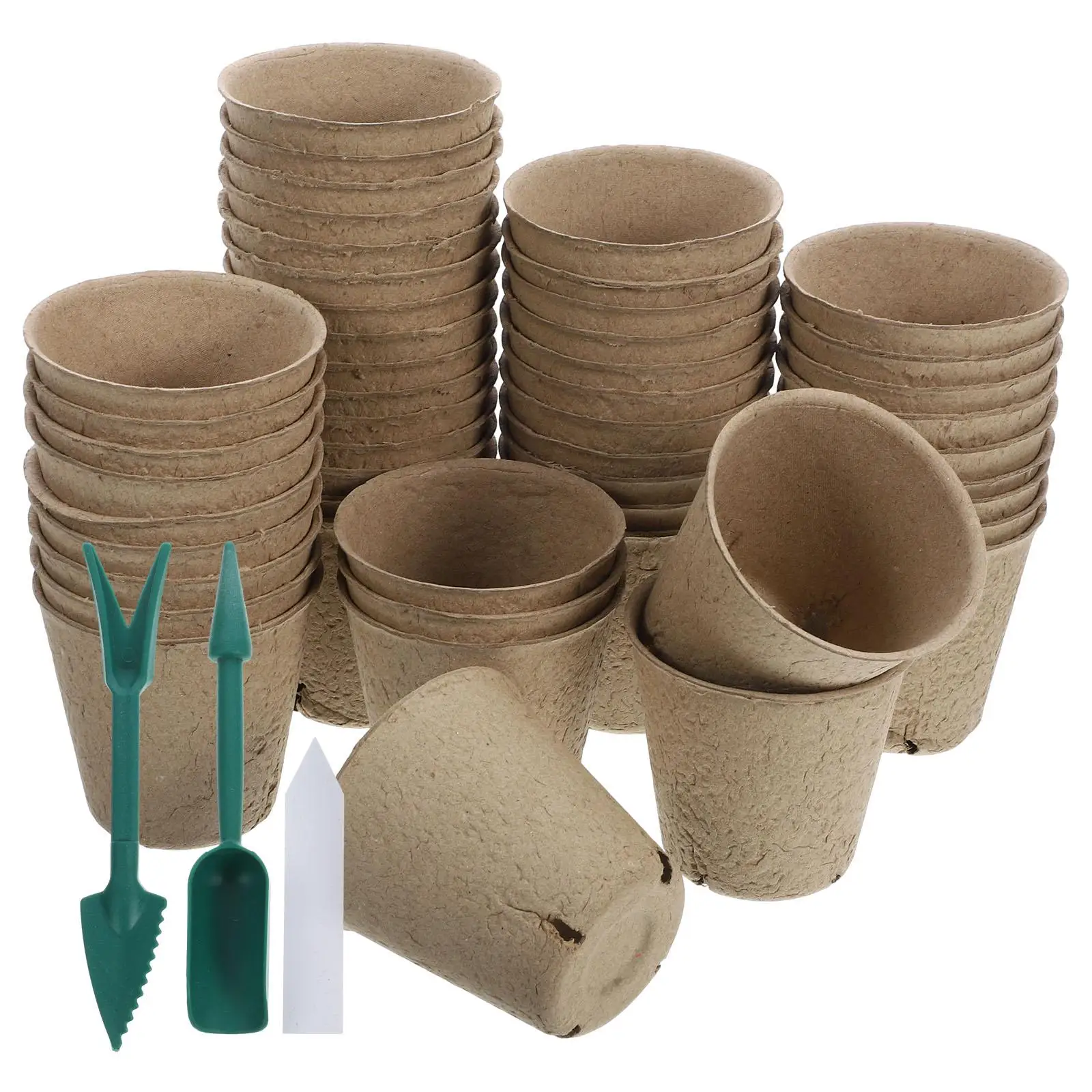 102Pcs Seedling Set 8x8cm Paper Planting Pots Drainage Holes Paper Plants Pots Reusable Gardening Tools Labels Flower Pot
102Pcs Seedling Set 8x8cm Paper Planting Pots Drainage Holes Paper Plants Pots Reusable Gardening Tools Labels Flower Pot
