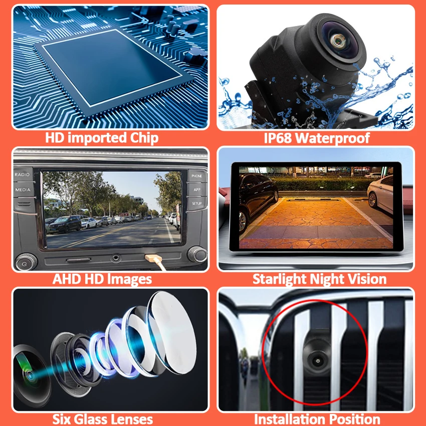 AHD 1080P Fisheye Car Front View Positive Logo Camera For Land Rover Discovery Sport 4 LR4 L319 5 LR5 L462 Freelander 2 LR2 L359
AHD 1080P Fisheye Car Front View Positive Logo Camera For Land Rover Discovery Sport 4 LR4 L319 5 LR5 L462 Freelander 2 LR2 L359