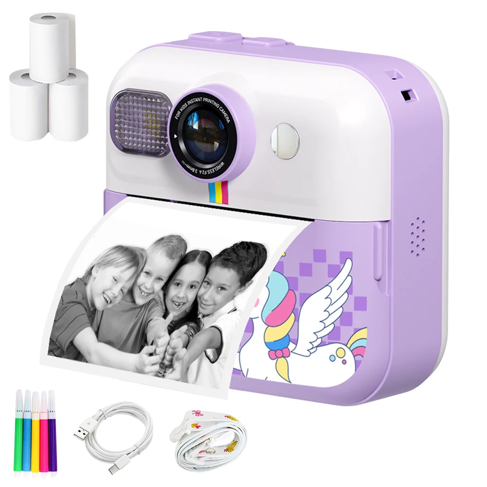 Children Digital Camera Instant Print for Kids Thermal Print Camera Instant Photo Printing Camera 48MP 1080P Video Toy With Game
Children Digital Camera Instant Print for Kids Thermal Print Camera Instant Photo Printing Camera 48MP 1080P Video Toy With Game