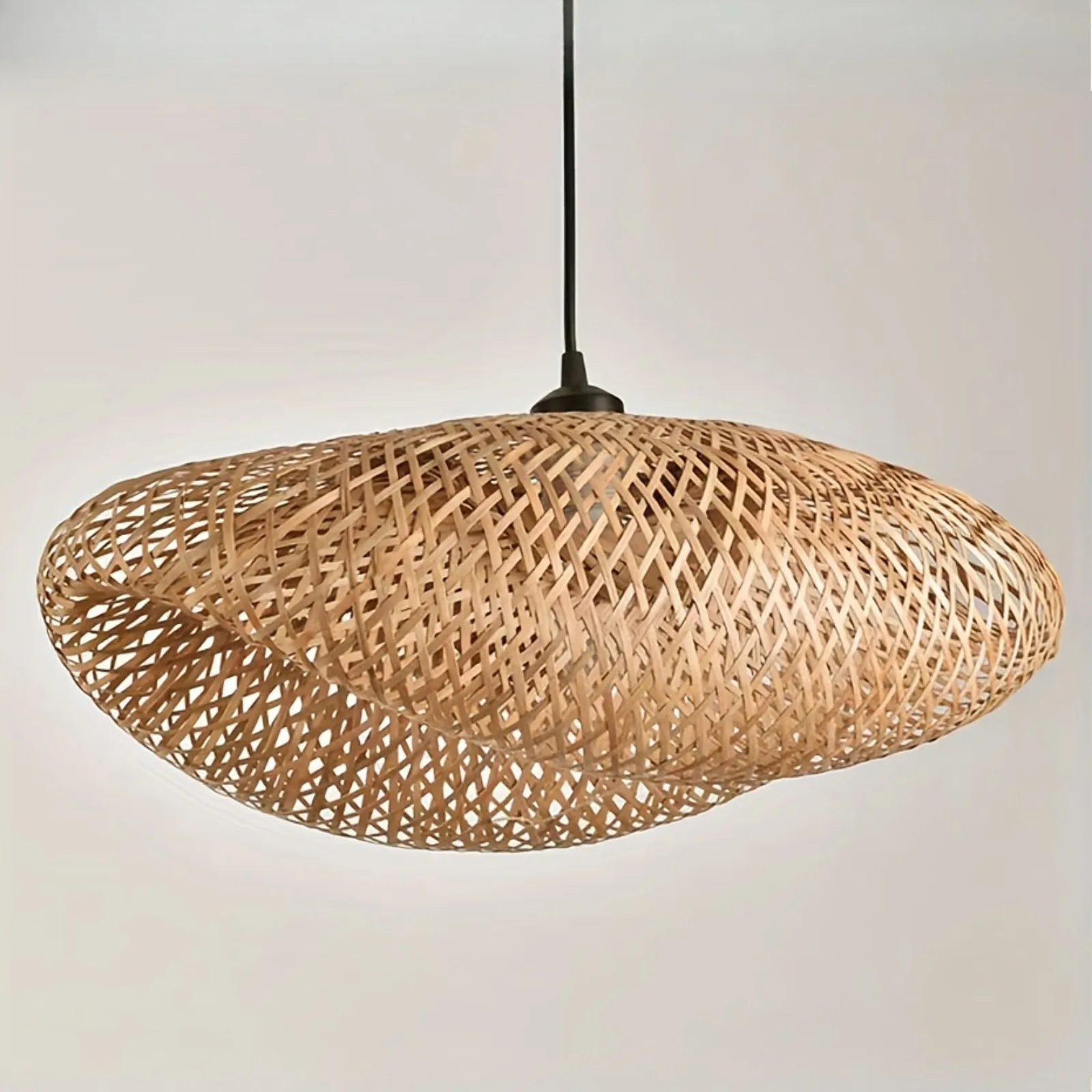 Dia40/60/80cm Art Deco Bamboo Woven Pendant Lights - Handcrafted Rattan Ceiling Lampshade for Dining Living Room Bedroom Decor
Dia40/60/80cm Art Deco Bamboo Woven Pendant Lights - Handcrafted Rattan Ceiling Lampshade for Dining Living Room Bedroom Decor