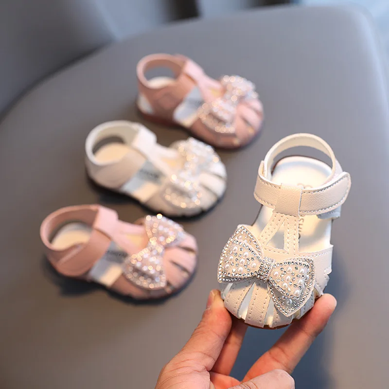 0-3 Years Baby Toddler Girl Sandals Summer Shoes Infant Outwear First Walkers Bling Rhinestone Little Girls Sandals Pink, White
0-3 Years Baby Toddler Girl Sandals Summer Shoes Infant Outwear First Walkers Bling Rhinestone Little Girls Sandals Pink, White