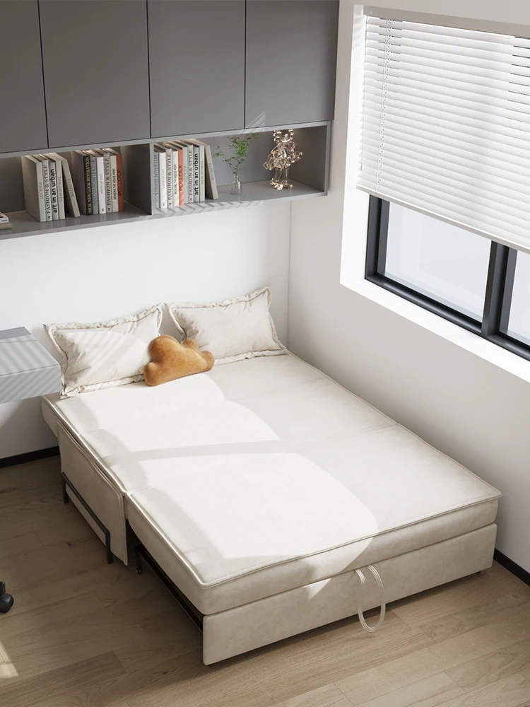 Modern minimalist sofa foldable dual-purpose small unit, ins style, expandable and multifunctional single
Modern minimalist sofa foldable dual-purpose small unit, ins style, expandable and multifunctional single