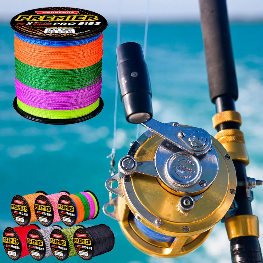300M Nylon Fishing Line Super Strong Monofilament Fishing Line Not Fade 8 Strands Top Lines Dedicated To Sea Fishing
300M Nylon Fishing Line Super Strong Monofilament Fishing Line Not Fade 8 Strands Top Lines Dedicated To Sea Fishing