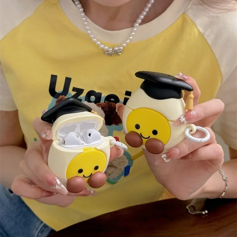 Cartoon Scholar Case for AirPods 4 Airpod 1 2 3 Pro Pro2 Bluetooth Earbuds Charging Box Protective Earphone Case Cover
Cartoon Scholar Case for AirPods 4 Airpod 1 2 3 Pro Pro2 Bluetooth Earbuds Charging Box Protective Earphone Case Cover