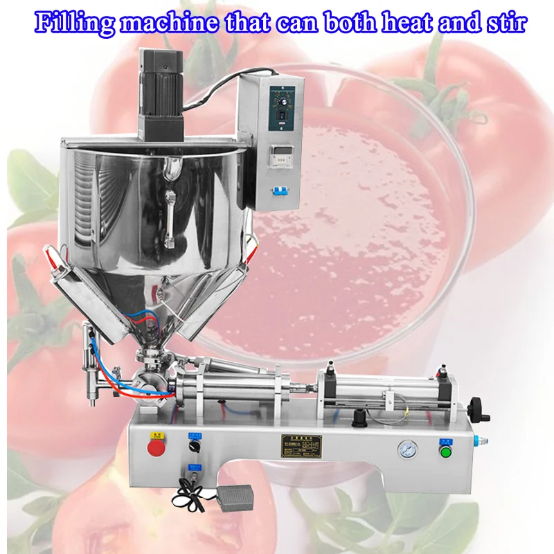 PBOBP Quantitative Pneumatic Paste Filling Machine Peanut Butter Chili Sauce Filler With Stirring For High Density Materials
PBOBP Quantitative Pneumatic Paste Filling Machine Peanut Butter Chili Sauce Filler With Stirring For High Density Materials