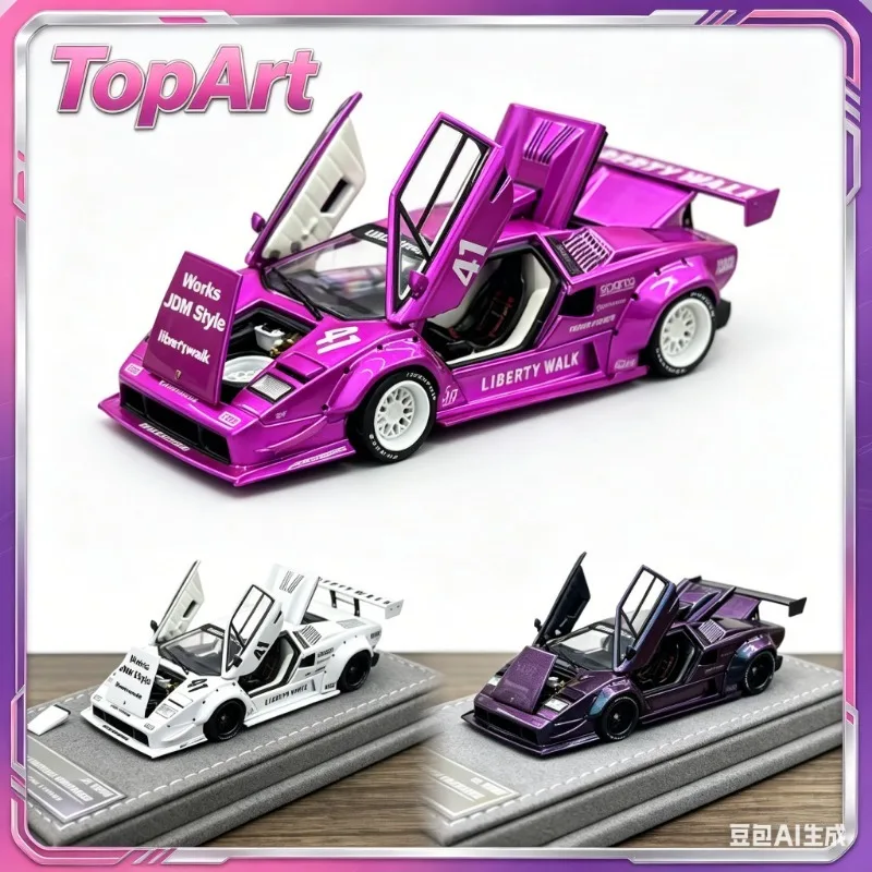 TopArt 1:64 Liberty Walk Countach static display model of a alloy car, suitable for adult collectors and male toy enthusiasts.
TopArt 1:64 Liberty Walk Countach static display model of a alloy car, suitable for adult collectors and male toy enthusiasts.