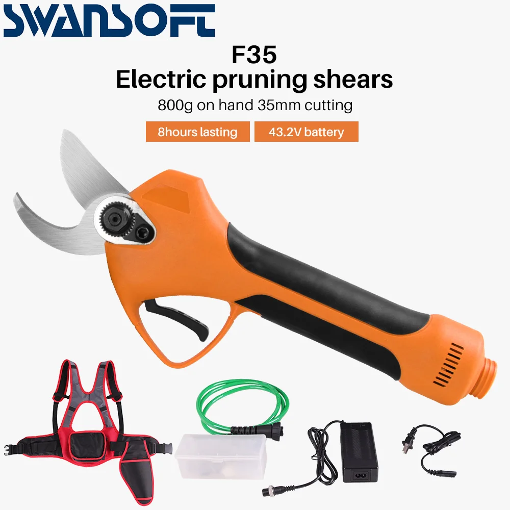 SWANSOFT электрические филиальные ножницы F35 Электрический секатор 35 мм электрические ножницы
SWANSOFT электрические филиальные ножницы F35 Электрический секатор 35 мм электрические ножницы