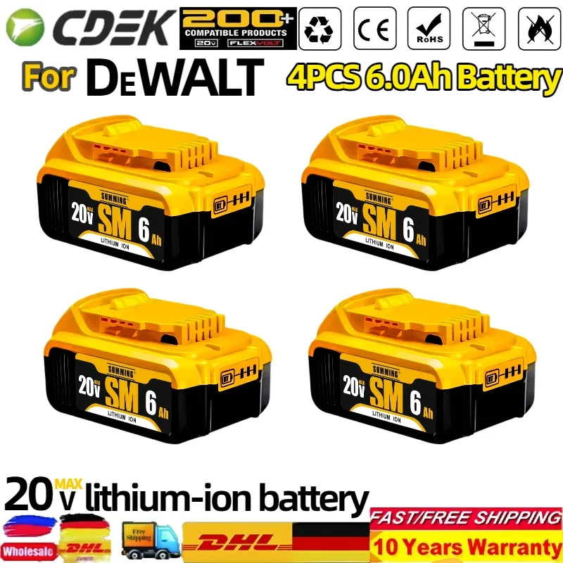 2025 New High-power⚡For DEWALT 6AH DCB203 DCB205DCB206 18V/20V Lithium-ion BatteryFor Dewalt DCB206 DCB205 DCB204
2025 New High-power⚡For DEWALT 6AH DCB203 DCB205DCB206 18V/20V Lithium-ion BatteryFor Dewalt DCB206 DCB205 DCB204
