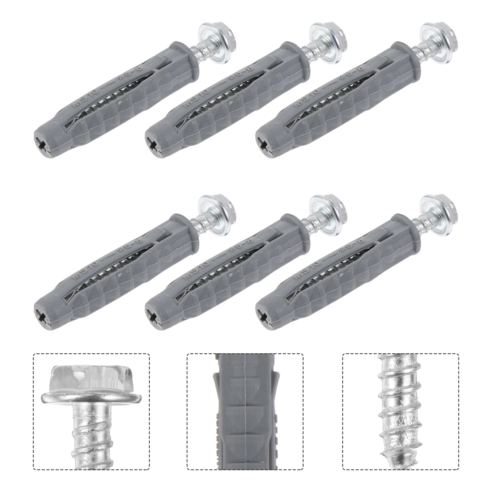 Carbon Steel Screws Durable Plastic Hollow Wall Anchors Self Drilling Drywall Anchor Flat Screw Expansion Sleeve Anti
Carbon Steel Screws Durable Plastic Hollow Wall Anchors Self Drilling Drywall Anchor Flat Screw Expansion Sleeve Anti