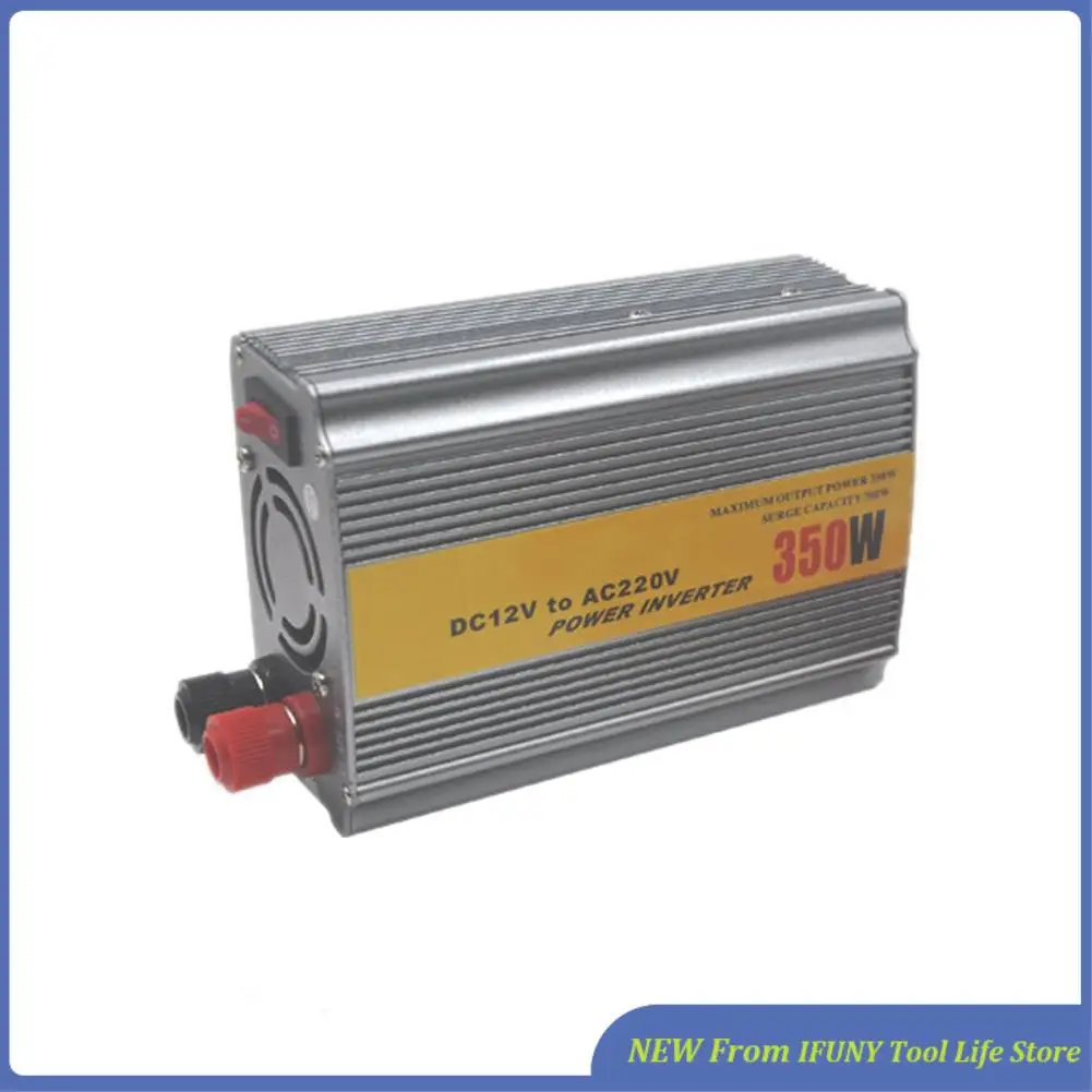 Pure Sine Wave Inverter 12V To AC 220V Power Inverter Transformer Power Converter Silver Metal Car Micro-Type Inverter 350W New
Pure Sine Wave Inverter 12V To AC 220V Power Inverter Transformer Power Converter Silver Metal Car Micro-Type Inverter 350W New