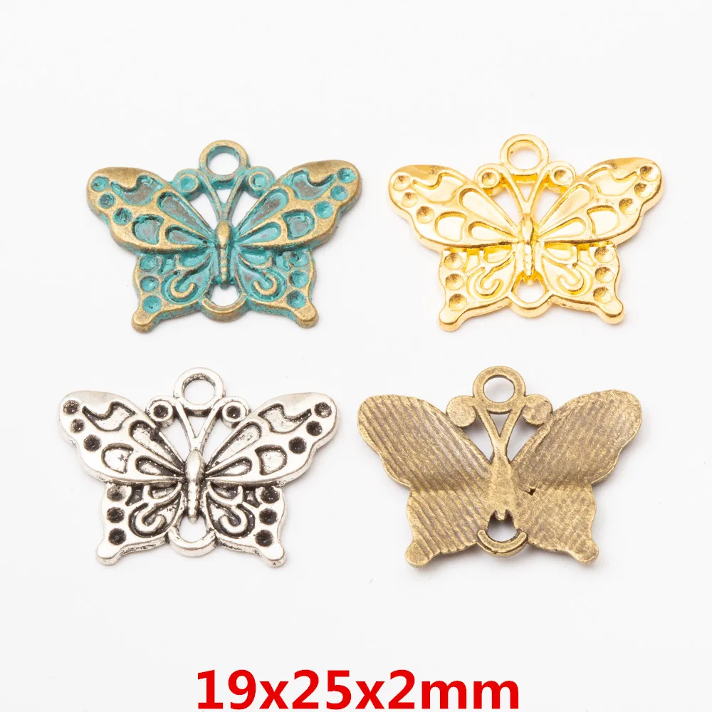 40pieces (butterfly) vintage zinc alloy charm metal pendant DIY jewelry discovery making accessories 106
40pieces (butterfly) vintage zinc alloy charm metal pendant DIY jewelry discovery making accessories 106
