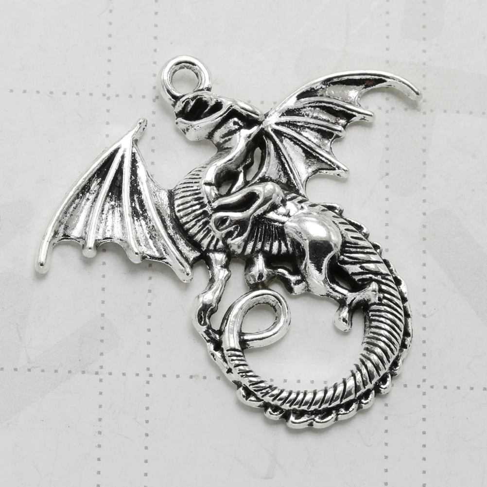10pcs Alloy Dragon Pendant Charms Simple Unique Design for Necklace Bracelet DIY Jewelry Making Crafts Accessories
10pcs Alloy Dragon Pendant Charms Simple Unique Design for Necklace Bracelet DIY Jewelry Making Crafts Accessories