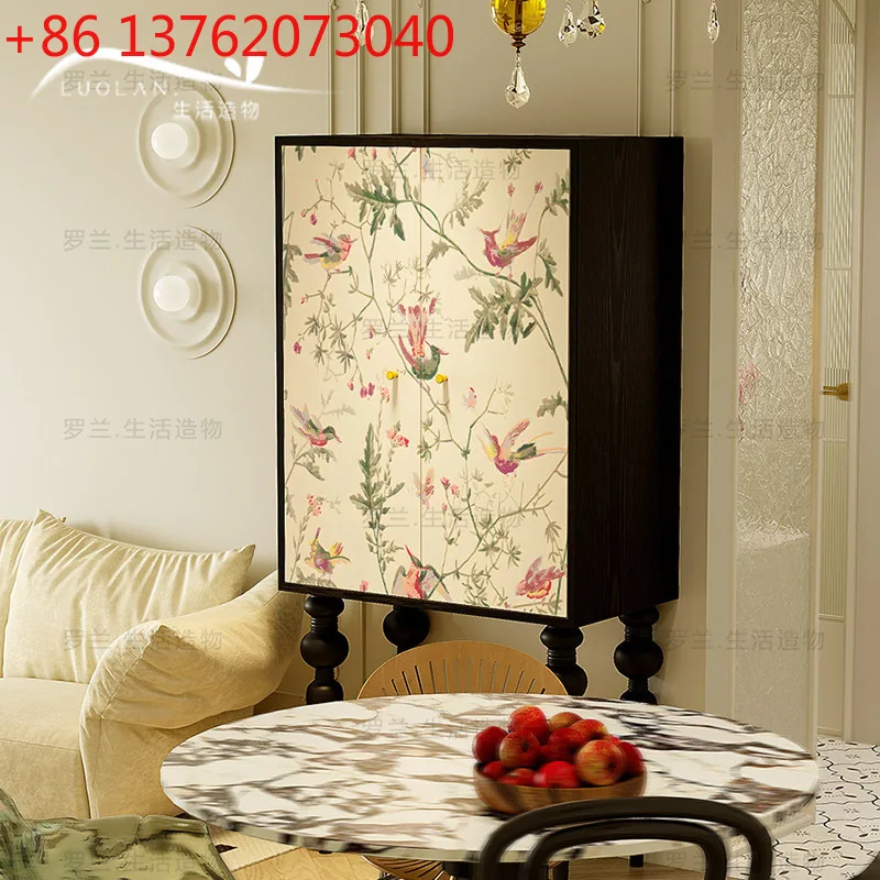 Французский кремовый ветер, цветок, птица, гостиная, высокий шкаф из цельного дерева, прикроватный шкаф для спальни
Французский кремовый ветер, цветок, птица, гостиная, высокий шкаф из цельного дерева, прикроватный шкаф для спальни