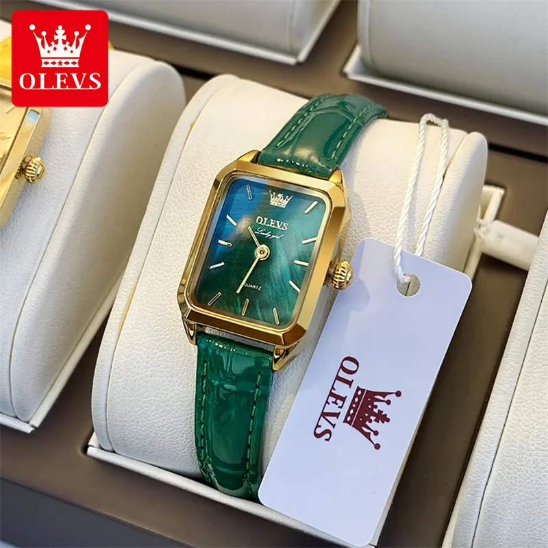 OLEVS New Top Brand Fashion Green Women Watches Elegant Luxury Leather Ladies Watch Relogio Feminino Woman Quartz Wristwatch
OLEVS New Top Brand Fashion Green Women Watches Elegant Luxury Leather Ladies Watch Relogio Feminino Woman Quartz Wristwatch