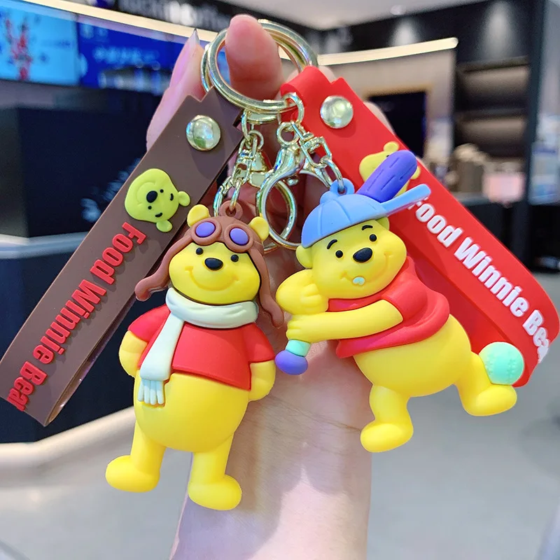 Брелки с Винни-Пухом, милый медведь-Пух, силиконовые куклы, автомобильные брелки, подвеска для сумки Винни, фигурка, очаровательная сумка, аксессуар, подарок 
Брелки с Винни-Пухом, милый медведь-Пух, силиконовые куклы, автомобильные брелки, подвеска для сумки Винни, фигурка, очаровательная сумка, аксессуар, подарок