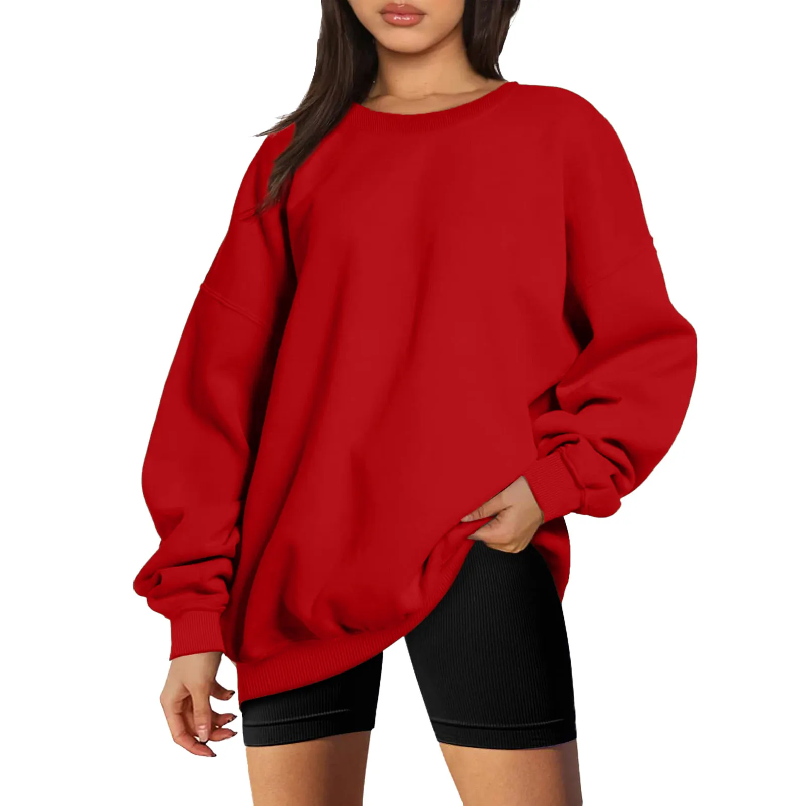 Autumn Winter Women Loose Oversize Sweatshirt Solid Color O Neck Pullover Hoodies Female Long Sleeve Harajuku Sweatshirts Sudade
Autumn Winter Women Loose Oversize Sweatshirt Solid Color O Neck Pullover Hoodies Female Long Sleeve Harajuku Sweatshirts Sudade
